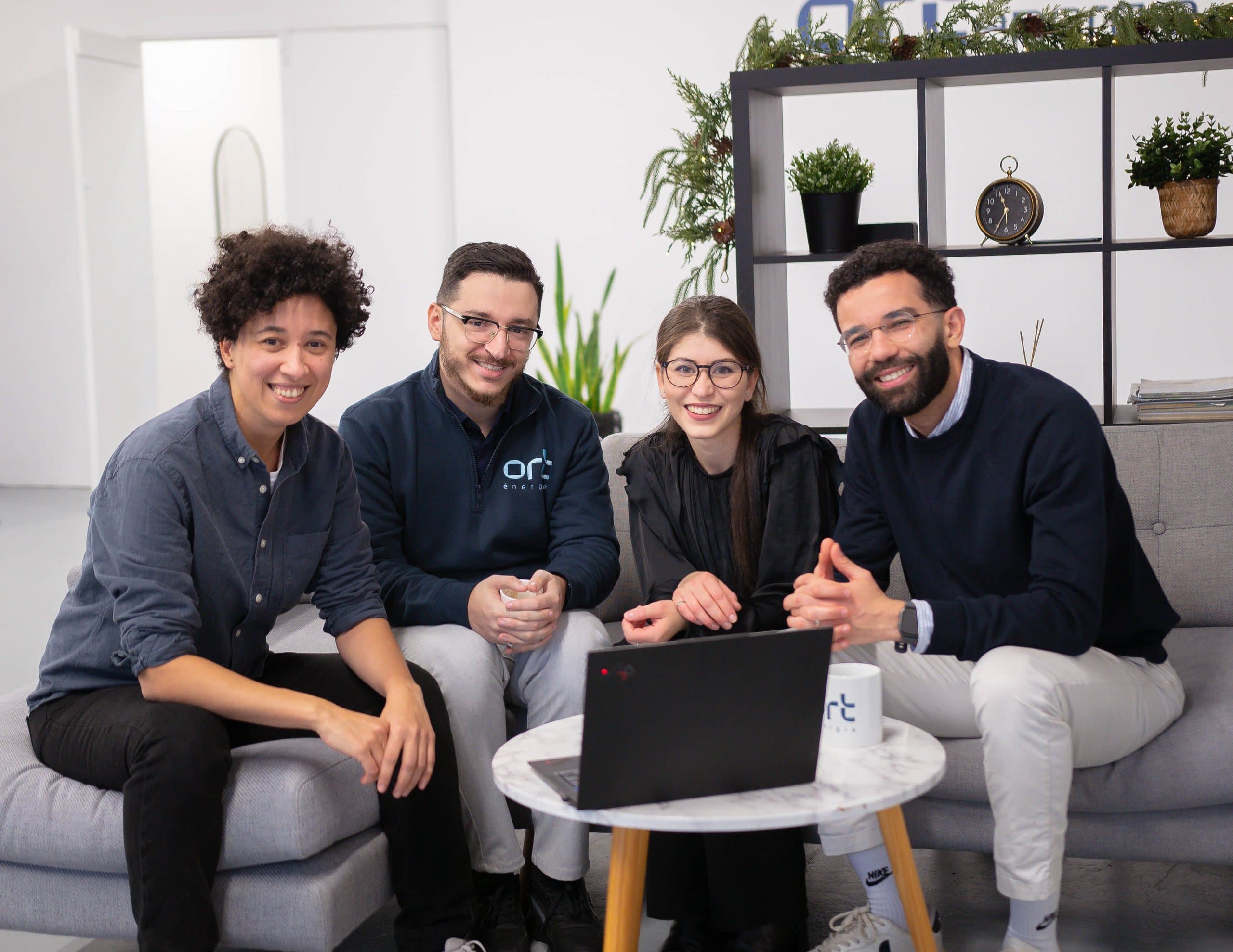 The ORT Énergie team gathered at its offices